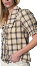 Load image into Gallery viewer, Betty Plaid Top
