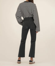 Load image into Gallery viewer, Pewter Green Kick Flare
