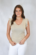 Load image into Gallery viewer, Lurex Ruffle Top
