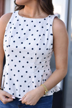 Load image into Gallery viewer, Dotted Peplum
