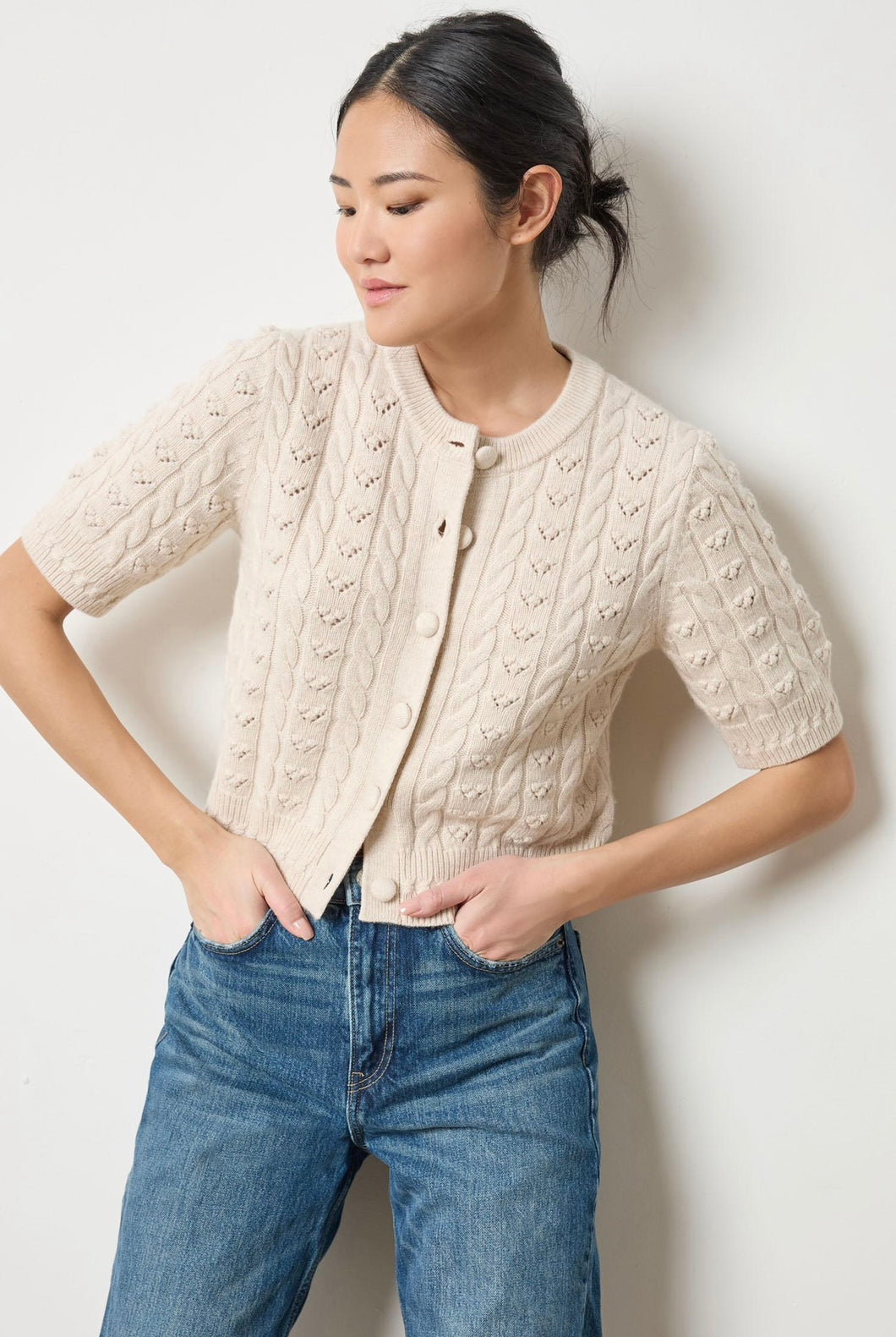 Cardigan Sweater - Oat
