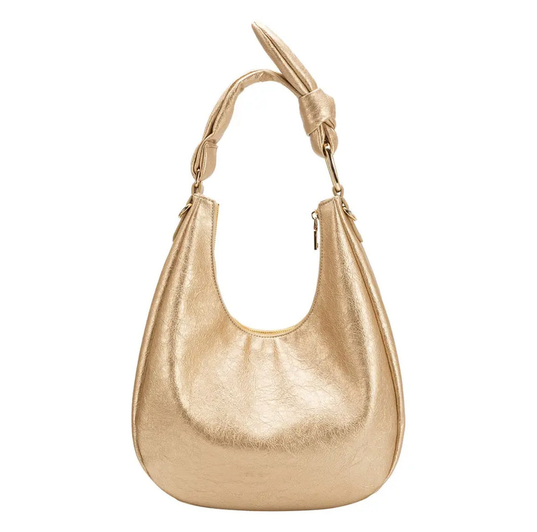 Lilie Gold Shoulder Bag