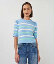 Load image into Gallery viewer, Striped Knit - Blue/Mint
