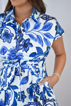 Load image into Gallery viewer, Azure Petals Dress
