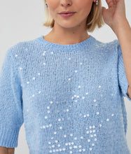 Load image into Gallery viewer, Sequin Sweater - Pacific Blue

