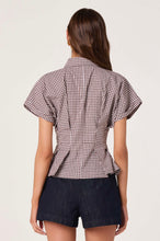 Load image into Gallery viewer, Beck Gingham Top
