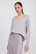 Load image into Gallery viewer, Lace Trim Sweater - Lavender
