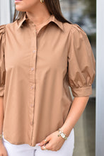 Load image into Gallery viewer, Jade Blouse - Camel
