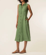 Load image into Gallery viewer, Linen Midi - Olive

