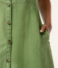 Load image into Gallery viewer, Linen Midi - Olive
