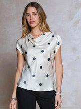 Load image into Gallery viewer, Polka Dot Cowl Top
