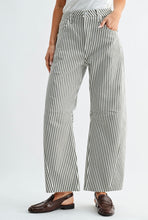 Load image into Gallery viewer, Olive Stripe Barrel Leg
