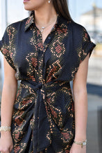 Load image into Gallery viewer, Tori Dress - Fossil Snake
