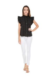 Crossing Ruffles - Black