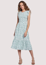 Load image into Gallery viewer, Claire Midi Dress - Oil Blue
