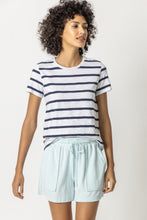 Load image into Gallery viewer, Navy Stripe Crew
